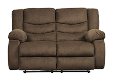 Picture of Tulen Chocolate Reclining Loveseat