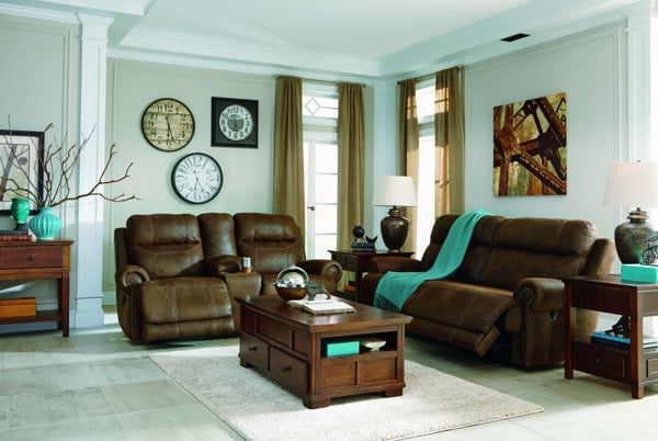 Picture of Austere Brown 2-Piece Reclining Living Room Set