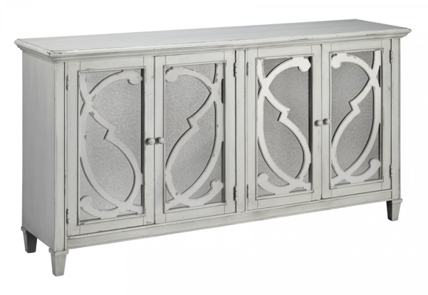 Mirimyn Gray Door Accent Cabinet
