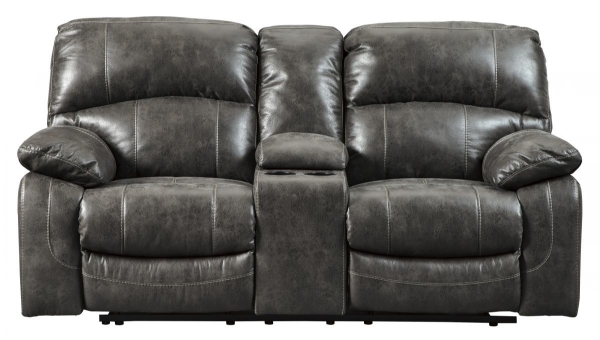 Picture of Dunwell Steel Power Loveseat With Adjustable Headrest