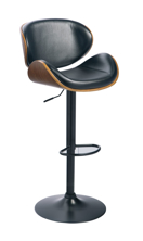 Picture of Bellatier Black/Brown 30" Barstool