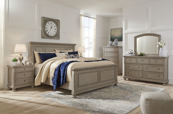 Picture of Lettner 6-Piece Queen Panel Bedroom Set