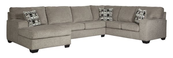 Picture of Ballinasloe Platinum 3-Piece Left Arm Facing Sectional