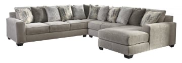 Picture of Ardsley Pewter 4-Piece Right Arm Facing Sectional