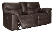 Picture of Boxberg Teak Power Reclining Loveseat w/Console