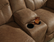 Picture of Boxberg Bark Power Reclining Loveseat w/Console
