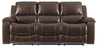 Picture of Rackingburg Mahogany Leather Reclining Sofa