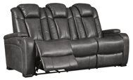 Picture of Turbulance Quarry Power Reclining Sofa With Adjustable Headrest