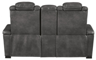 Picture of Turbulance Quarry Power Reclining Loveseat With Adjustable Headrest