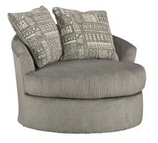Picture of Soletren Ash Swivel Accent Chair
