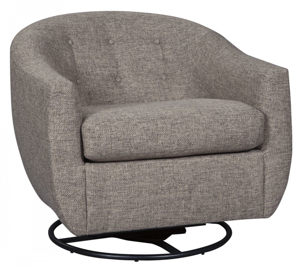 Picture of Upshur Taupe Swivel Glider Accent Chair