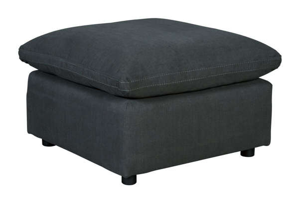 Picture of Savesto Charcoal Oversized Accent Ottoman