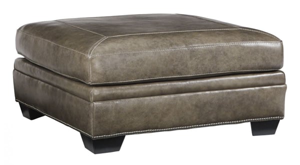 Picture of Roleson Quarry Leather Overized Accent Ottoman