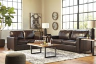 Picture of Morelos Leather Chocolate 2-Piece Living Room Set