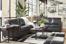 Picture of Morelos Leather Gray 2-Piece Living Room Set
