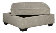 Picture of Bovarian Stone Ottoman With Storage
