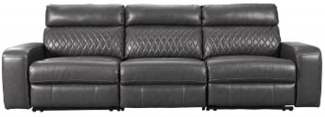 Picture of Samperstone Gray Power Reclining Sofa