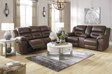 Picture of Stoneland Chocolate Power 2-Piece Living Room Set