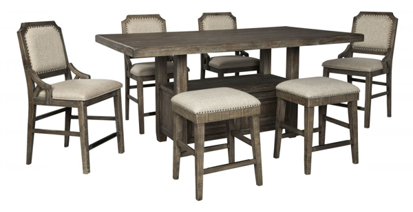 Picture of Wyndahl 7-Piece Counter Dining Room Set
