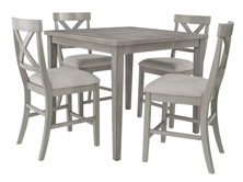 Picture of Parellen 5-Piece Counter Height Dining Set