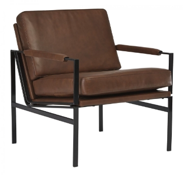 Picture of Puckman Brown Accent Chair