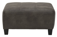 Picture of Navi Smoke Oversized Accent Ottoman