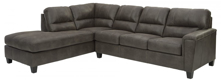 Picture of Navi Smoke 2-Piece Left Arm Facing Sectional