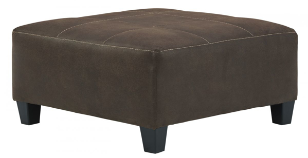 Picture of Navi Chestnut Oversized Accent Ottoman