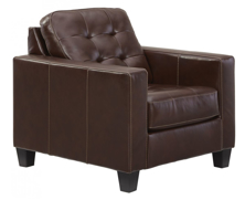 Picture of Altonbury Walnut Leather Chair