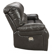 Picture of Hallstrung Gray Leather Power Reclining Sofa