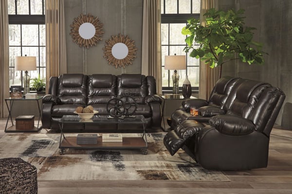 Picture of Vacherie Chocolate 2-Piece Living Room Set