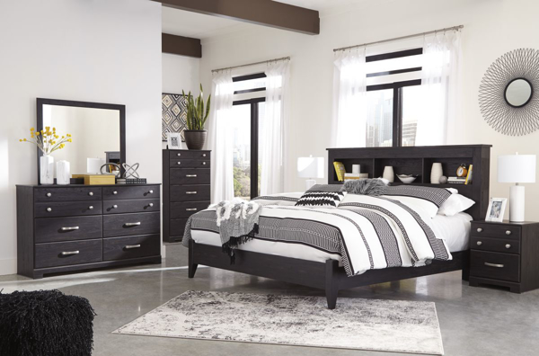 Picture of Reylow Queen 6-Piece Bookcase Bedroom Set