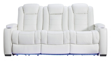 Picture of Party Time Power Sofa With Adjustable Headrest-White
