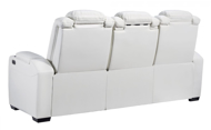Picture of Party Time Power Sofa With Adjustable Headrest-White