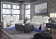 Picture of Party Time 2-Piece Power Reclining Living Room Set-White