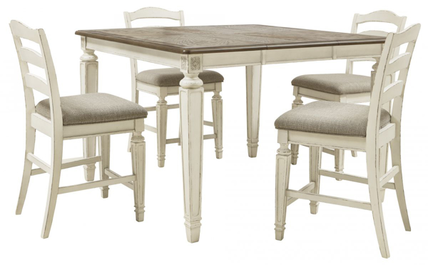 Realyn 5 Piece Counter Dining Set Furniture Deals Online