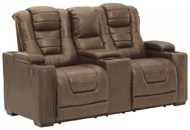 Picture of Owners Box Power Reclining Loveseat With Adjustable Headrest