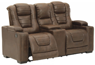 Picture of Owners Box Power Reclining Loveseat With Adjustable Headrest