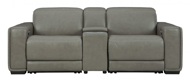 Picture of Correze Power Reclining Loveseat With Console