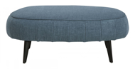 Picture of Hollyann Blue Accent Ottoman