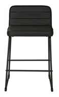 Picture of Nerison Black 24" Upholstered Barstool