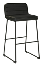 Picture of Nerison Black 30" Upholstered Barstool