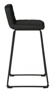 Picture of Nerison Black 30" Upholstered Barstool