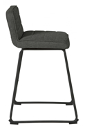 Picture of Nerison Gray 24" Upholstered Barstool