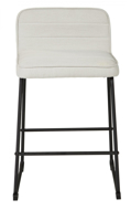 Picture of Nerison Beige 24" Upholstered Barstool