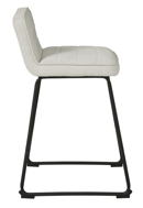 Picture of Nerison Beige 24" Upholstered Barstool