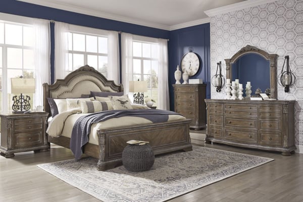 Picture of Charmond 6 Piece Sleigh Bedroom