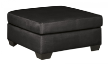 Picture of Darcy Black Oversized Accent Ottoman