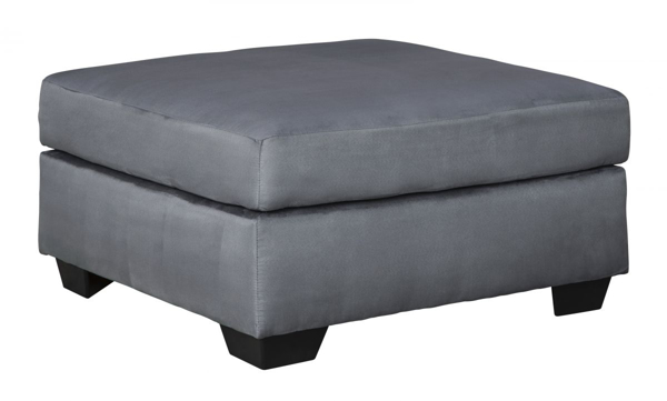 Picture of Darcy Steel Oversized Accent Ottoman