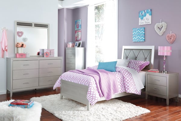 Picture of Olivet 6-Piece Youth Panel Bedroom Set